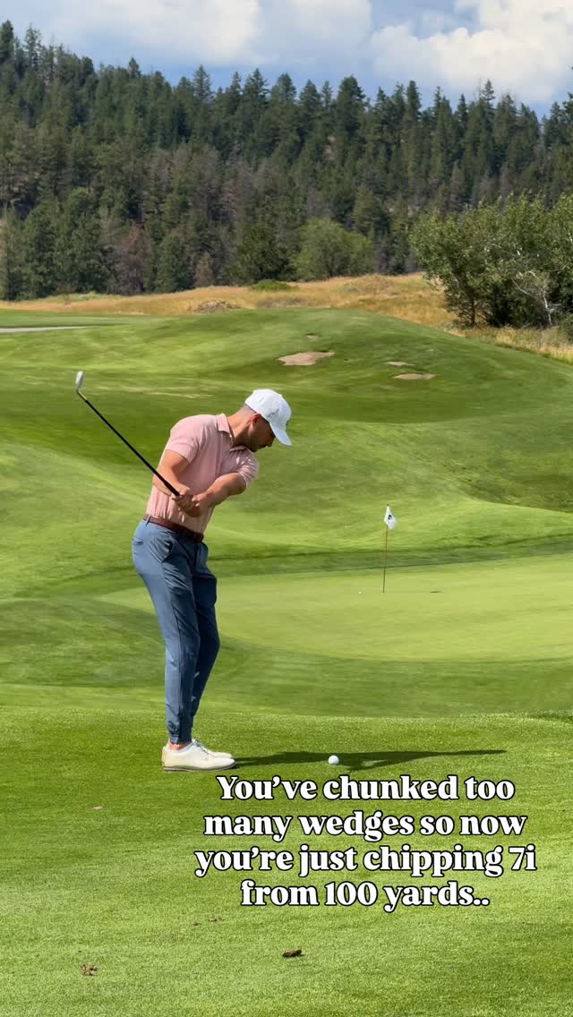 Instagram post by @michaelcaan for VICE GOLF. Caption reads: Golf is actually really simple, but that doesn’t....