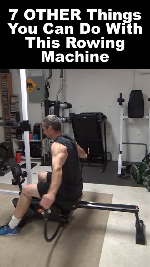 Instagram post by @nicknilsson1 for Merach. Caption reads: [...] scull rowing machine (the RS3) from....