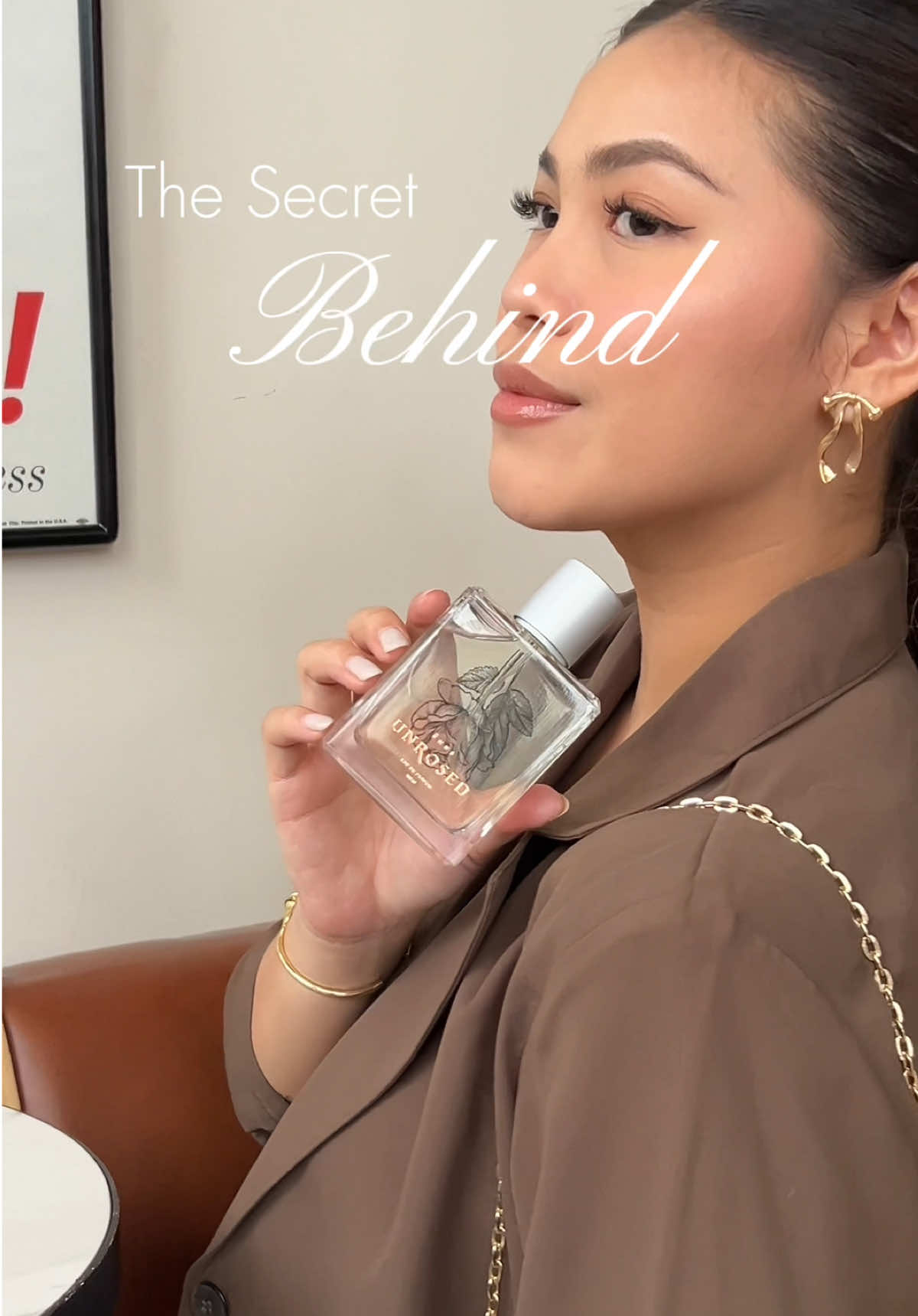 TikTok post by @strawberrycheezy for HMNS. Caption reads: luv this scent! meet HMNS - Unrosed🌹 @HMNS....