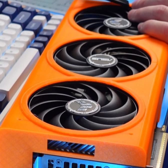 Instagram post by @camshand.jpg for NVIDIA. Caption reads: RTX 5070ti custom plates 🎨

An idea came to me....