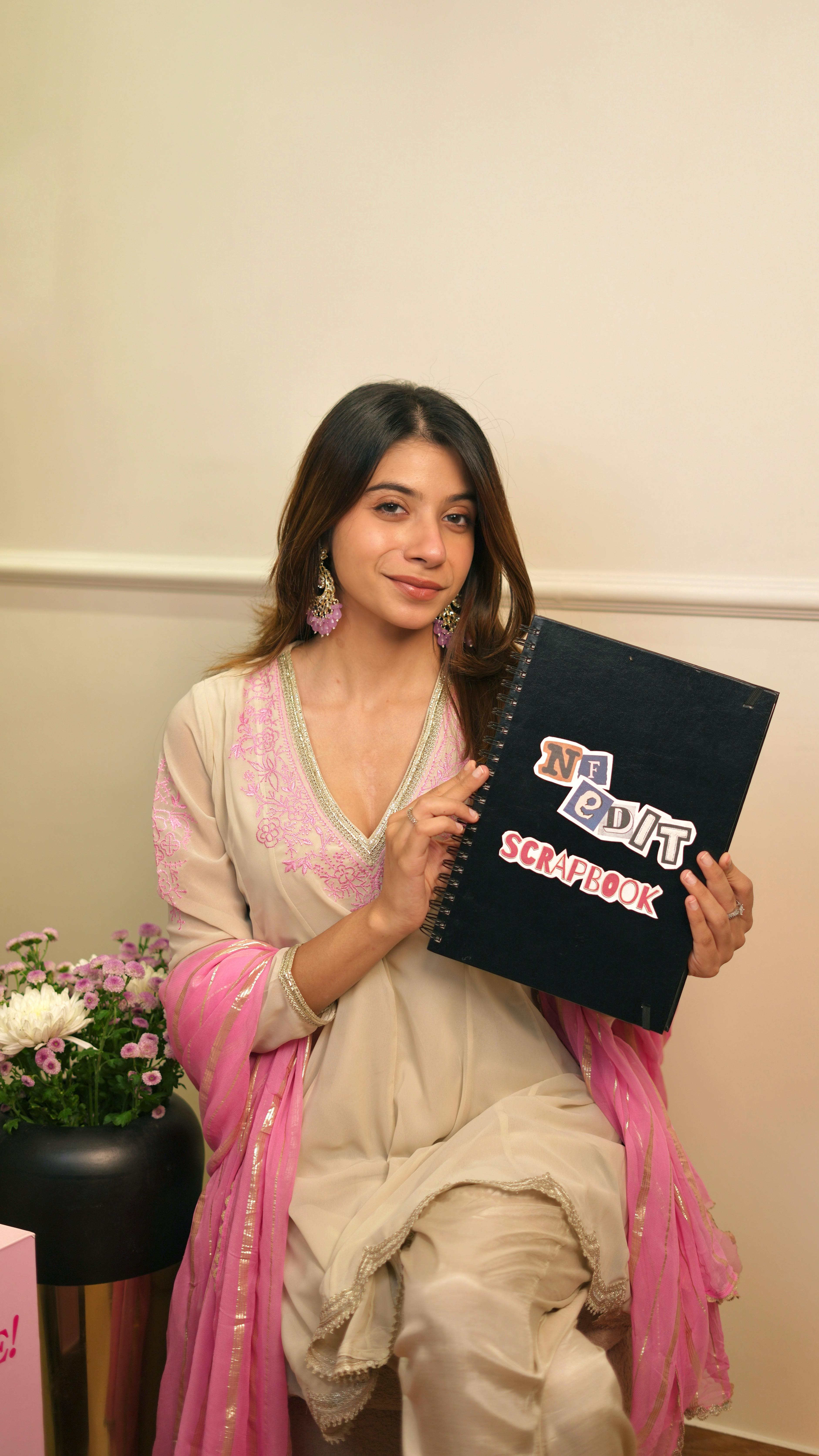 Instagram post by @aakankshapanwarr for Nykaa Fashion. Caption reads: Dressing up is honestly half the fun of the....