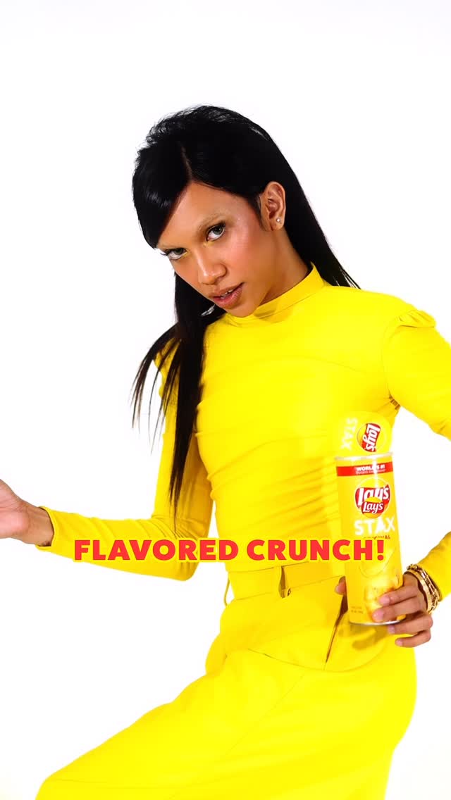 Instagram post by @mimiyuuuh for Lay's. Caption reads: IT’S BRITNEYUUUH!

In every crushed work, deserve....