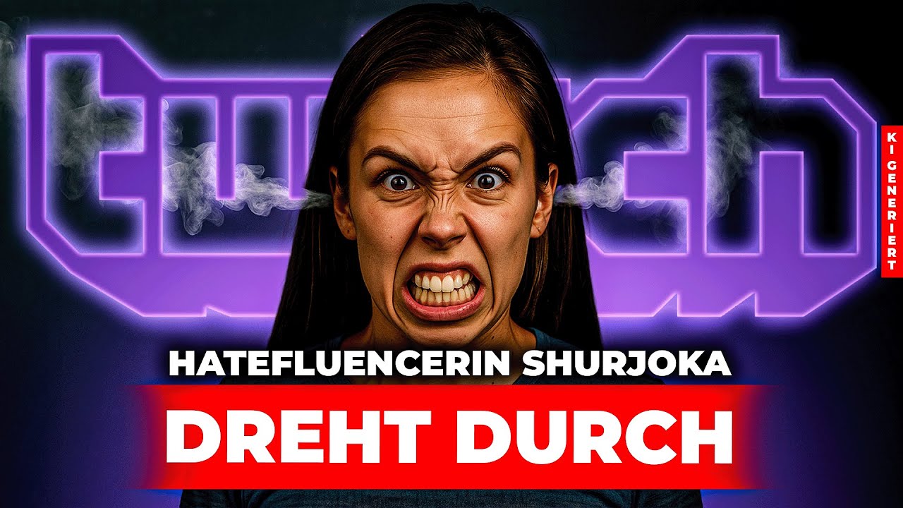 YouTube post by @TobiasHuch for Holy Squad. Caption reads: After OLG defeat: Shurjoka (Pia Scholz) goes crazy....