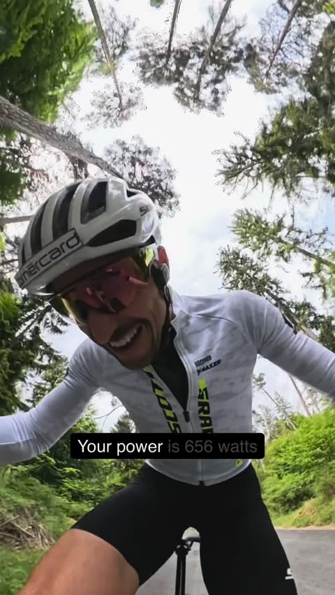 Instagram post by @nschurter for Oakley. Caption reads: [...] one. 😜 Testing out the features on the....