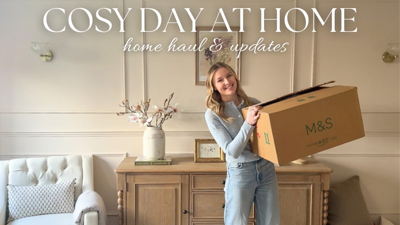 YouTube post by @homebylyndsey for TATTI LASHES. Caption reads: Spend a cosy day at home with me - I have some....