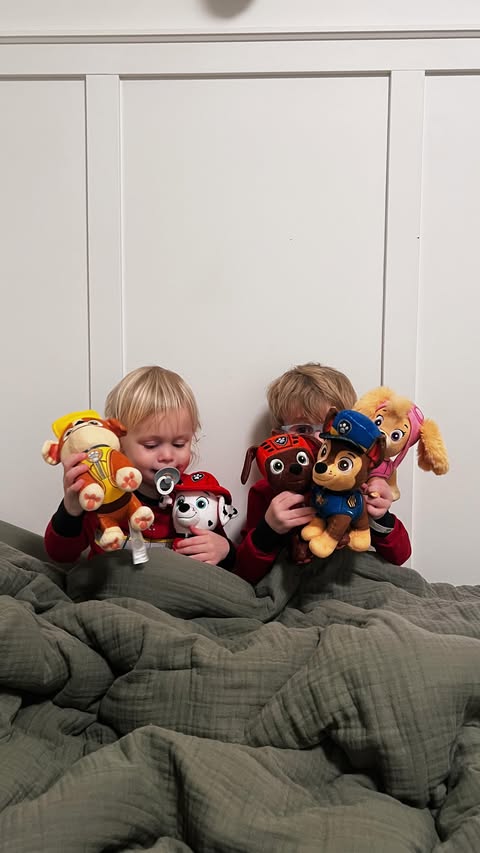 Instagram post by @astridloch for PAW Patrol. Caption reads: [...] big, no pup (or KID) is too small #ad....