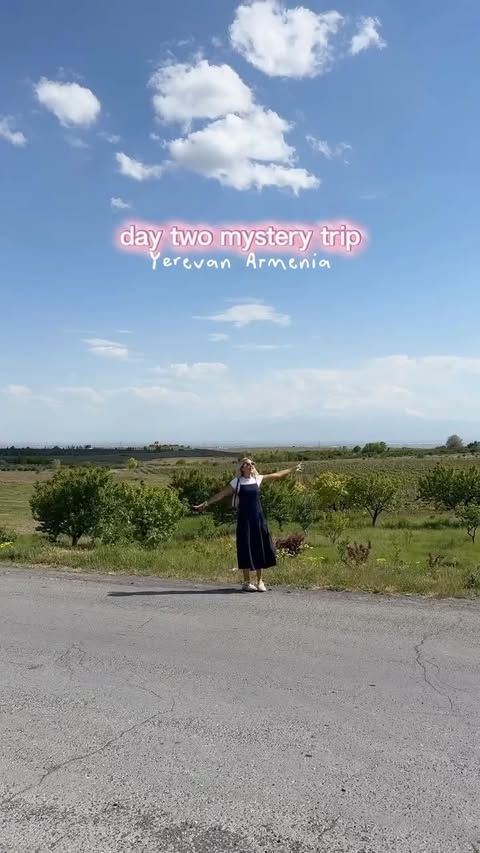 Instagram post by @travelsbytash for Wizz Air. Caption reads: day two of my mystery trip with @wizzair in....