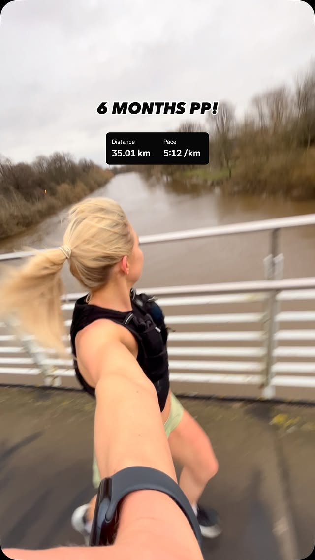 Instagram post by @nls_active for Veloforte. Caption reads: [...] 🫣 As always, my runs are fuelled by....