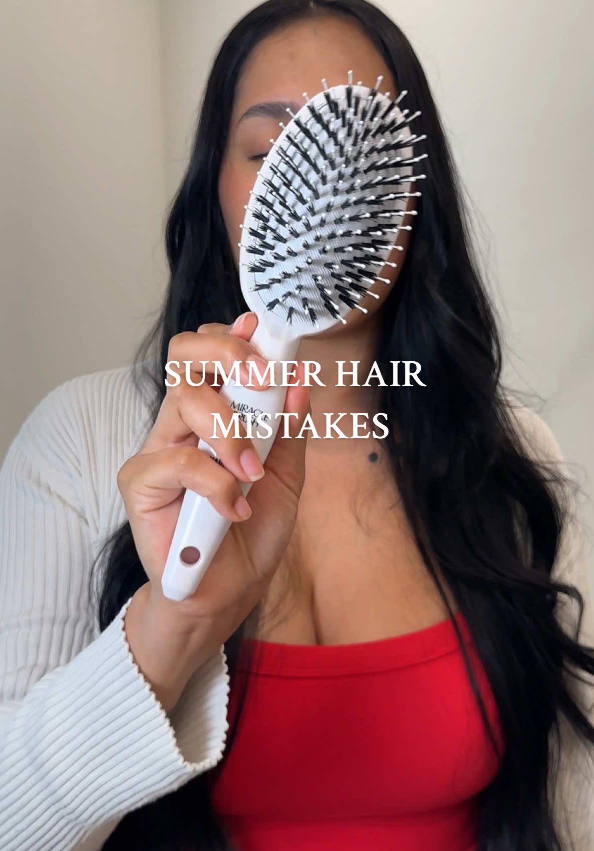 TikTok post by @dezdyani for Hairtamin. Caption reads: [...] mistakes this summer & head over to....