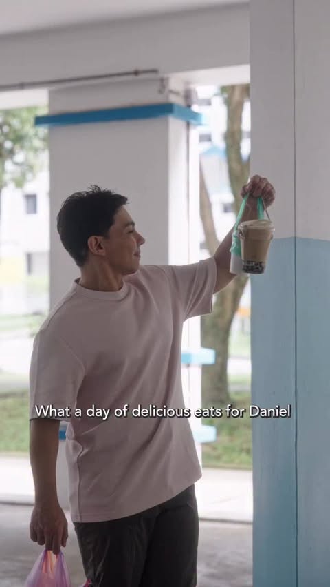 Instagram post by @iamdanielang for Colgate. Caption reads: There’s nothing I love more than diving into a....