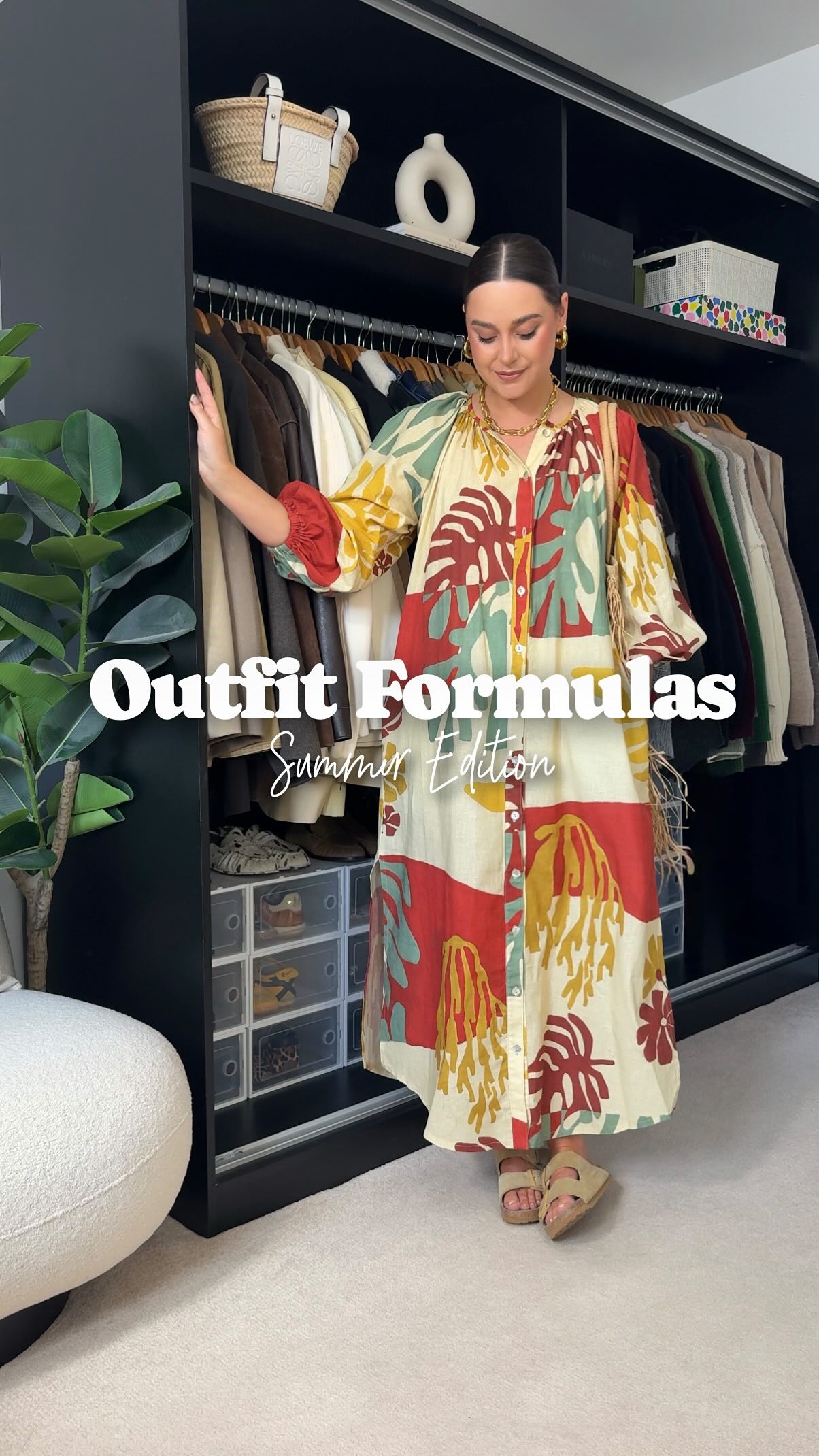 Instagram post by an influencer for Beyond Nine. Caption reads: easy summer outfit formulas 🌞 ___________ Outfit....
