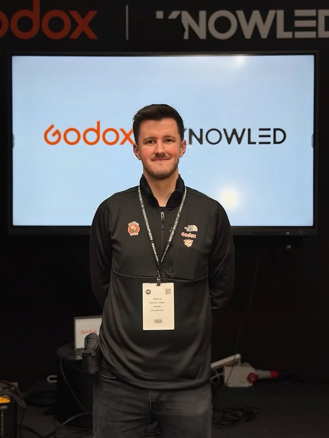 Instagram post by @hrvoje_bazina for Godox. Caption reads: ANNOUNCEMENT: I have joined the @Godox_Global Team....
