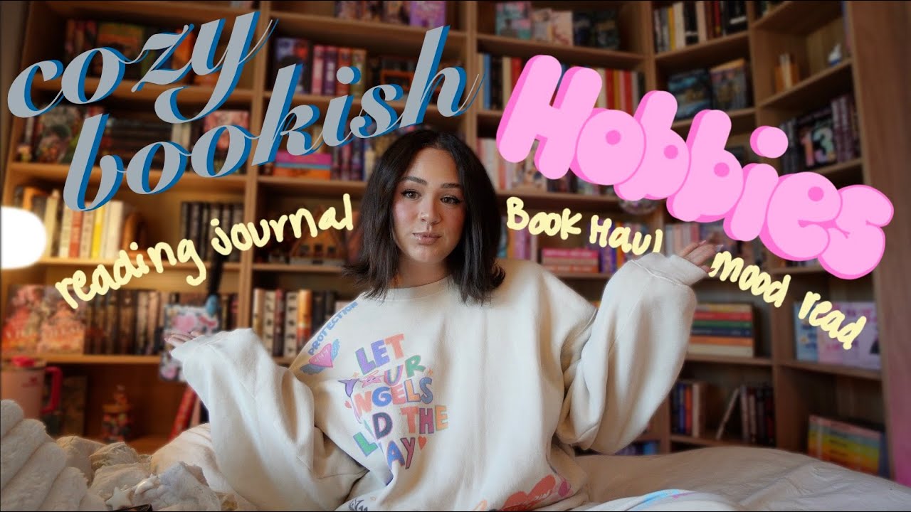 YouTube post by @haljones for Strapsicle. Caption reads: doing cozy bookish hobbies ⭐️ reading journal,....