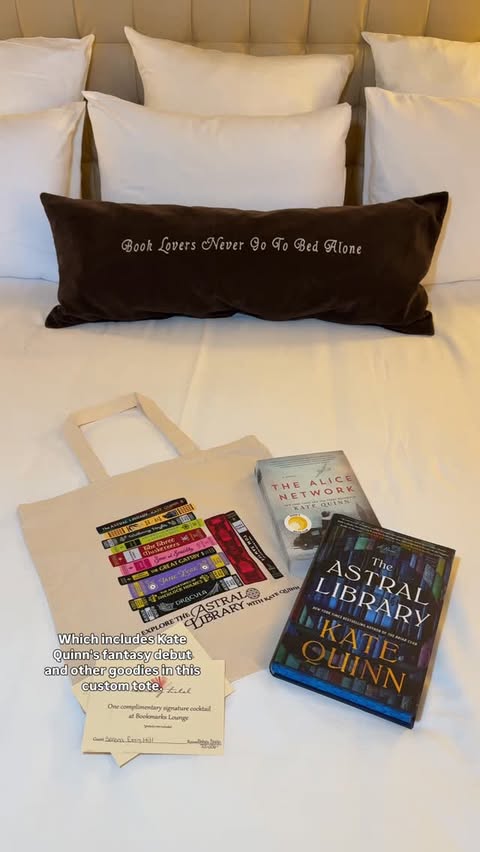 Instagram post by @serena.erin.reads for HarperCollins. Caption reads: My ideal NYC staycation itinerary:

-Check into....