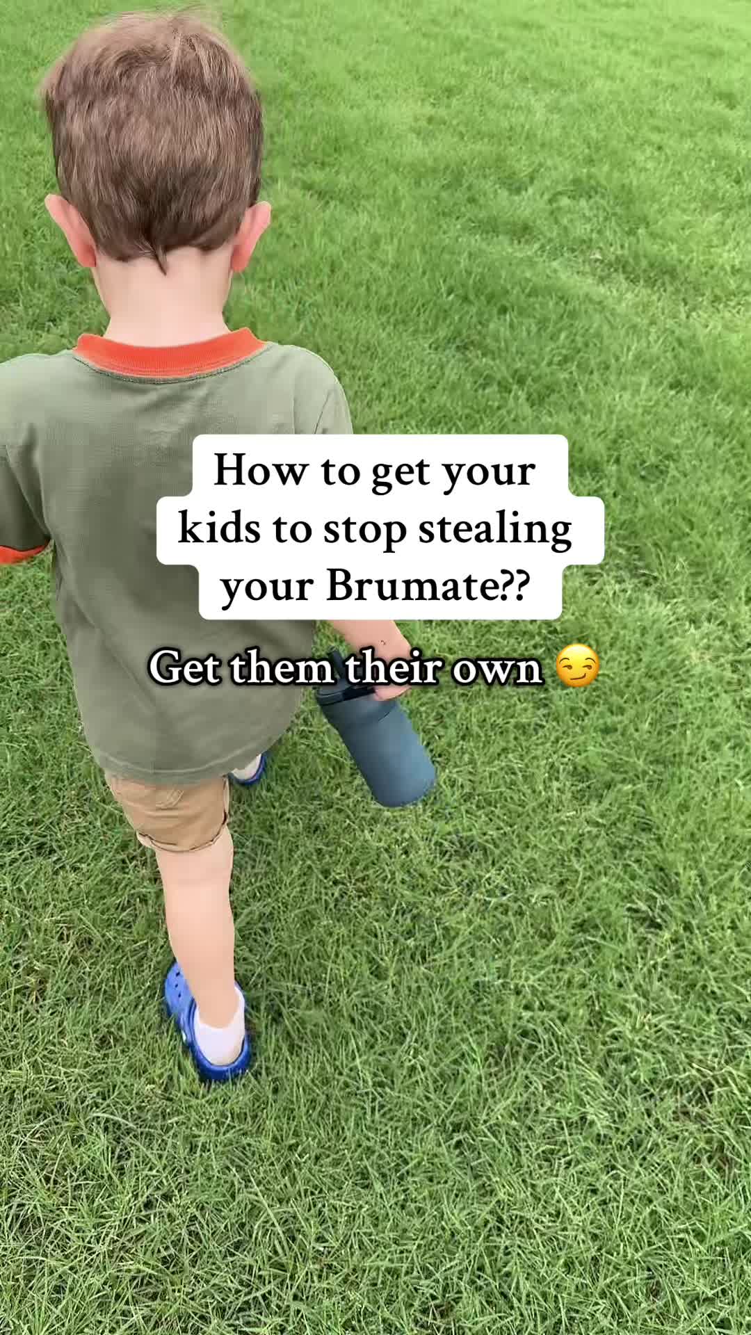 TikTok post by @raisingbabyt for BruMate. Caption reads: [...] from @BrüMate ! #backtoschool #brumate....