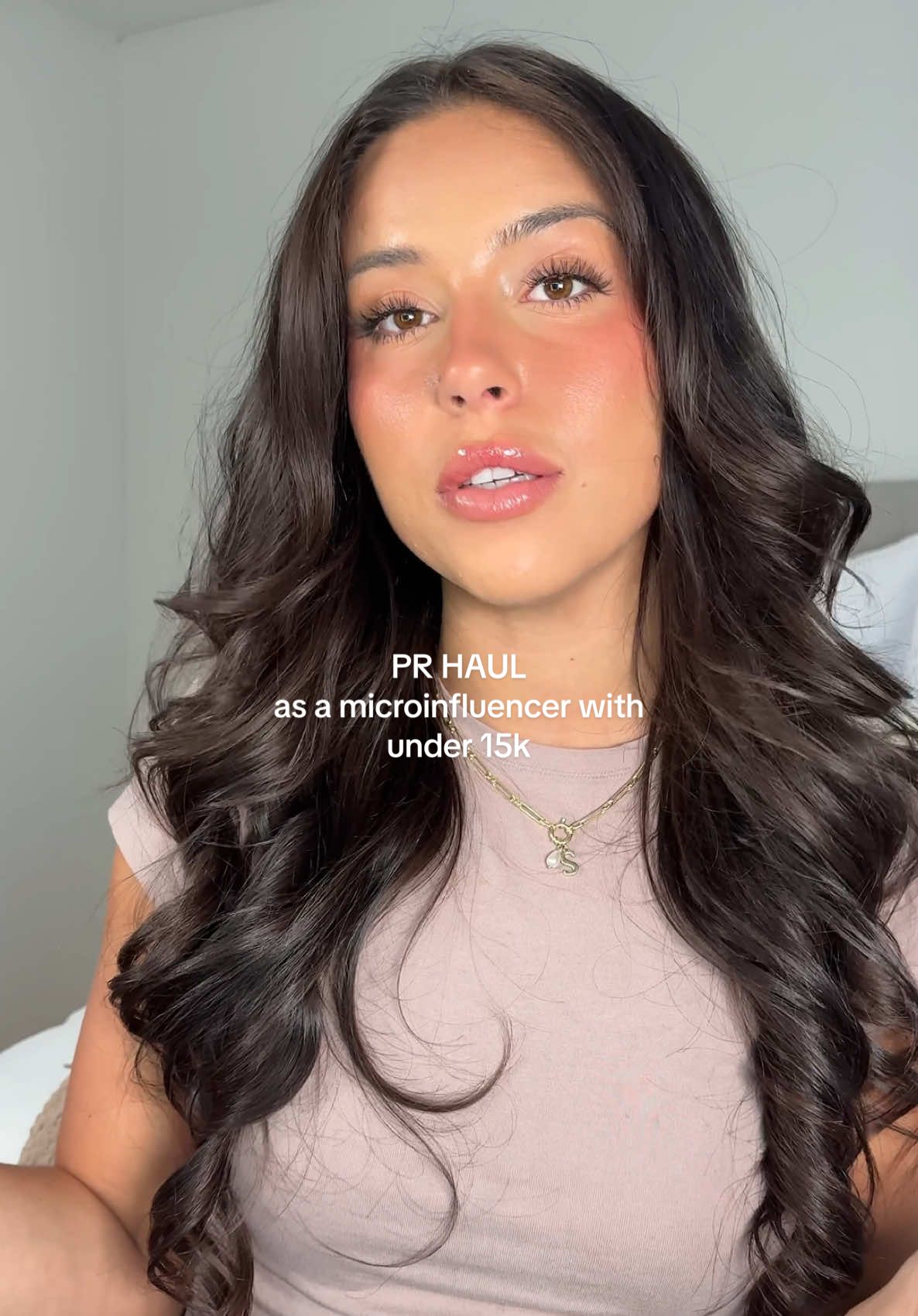 TikTok post by @siddneyyx for Wellbel. Caption reads: PR haul as a microinfluencer with under 15k!!! so....