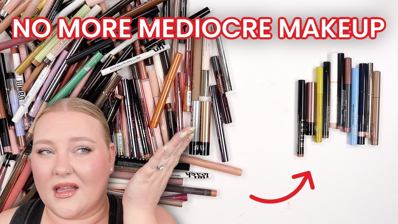 YouTube post by @LaurenMaeBeauty for BOXYCHARM. Caption reads: DEEP Decluttering my HUGE Makeup Collection.