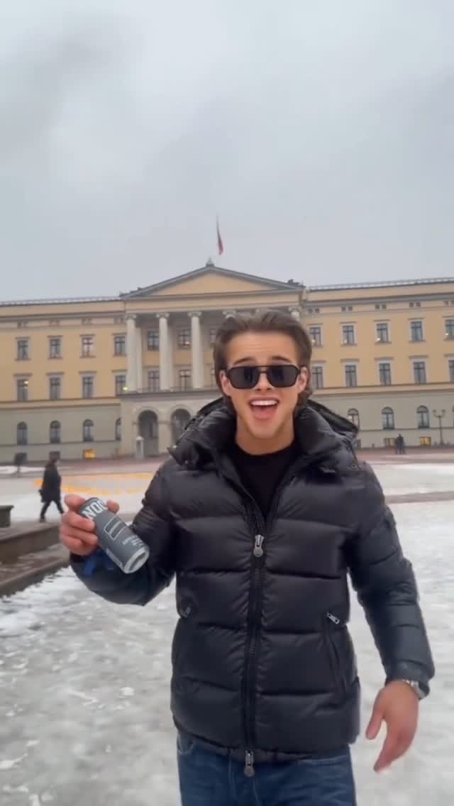 Instagram post by @krobbee for Nocco. Caption reads: (I betalt samarbete med NOCCO) Norway!🇳🇴❤️....