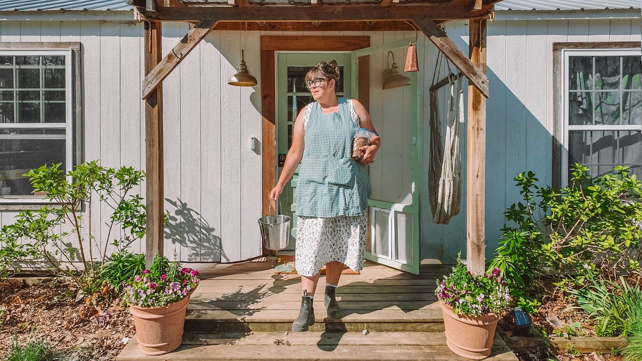 YouTube post by @HEYWANDERER for Leroy’s Blend. Caption reads: Busy Spring Days on the Land + Stocking the....