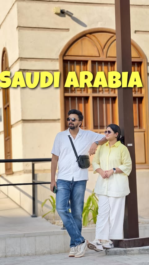 Instagram post by @walkwithalby for Visit Saudi. Caption reads: Saudi Arabia surprised us 🥰🤸🏼

@visitsaudi....