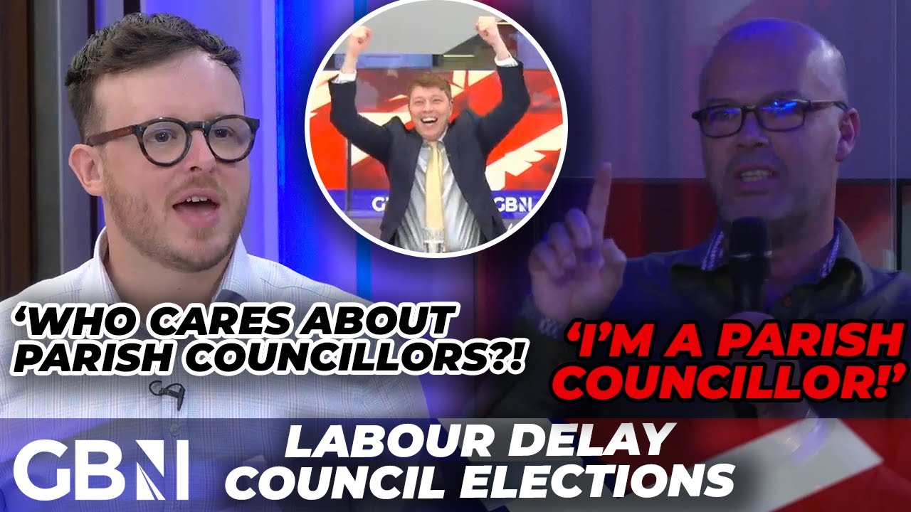 YouTube post by @GBNewsOnline for ExpressVPN. Caption reads: Leftie CONFRONTED by audience member on dismissal....