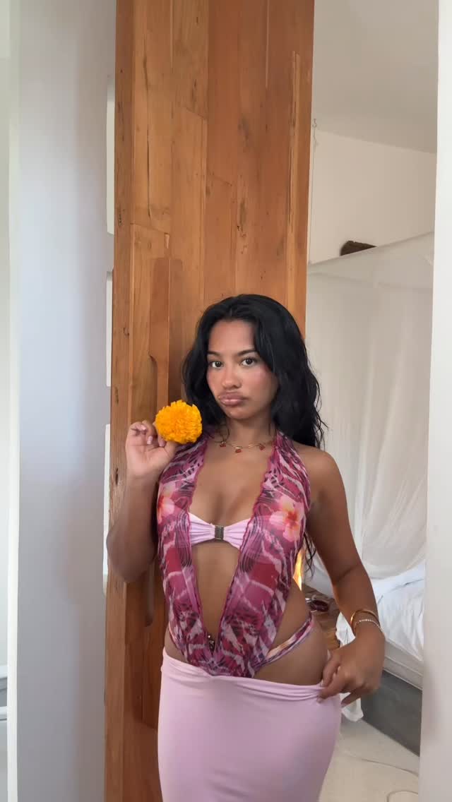 Instagram post by @afrinsophianto for BOHOMOON. Caption reads: Finishing touches in Bali🌼 @bohomoon ad.