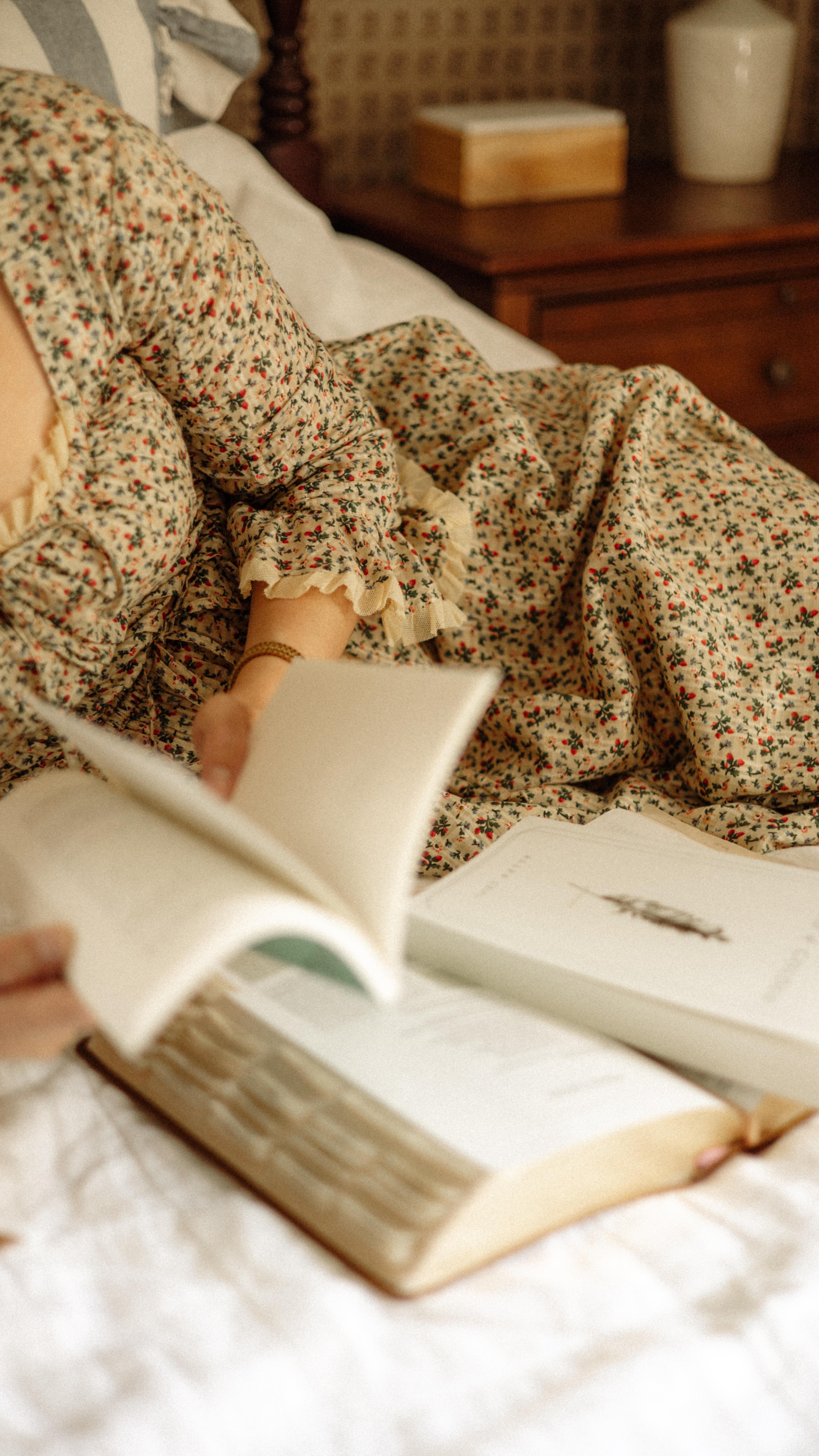 Instagram post by @salas.living for Christy Dawn. Caption reads: Boxes stacked high, little feet darting through....