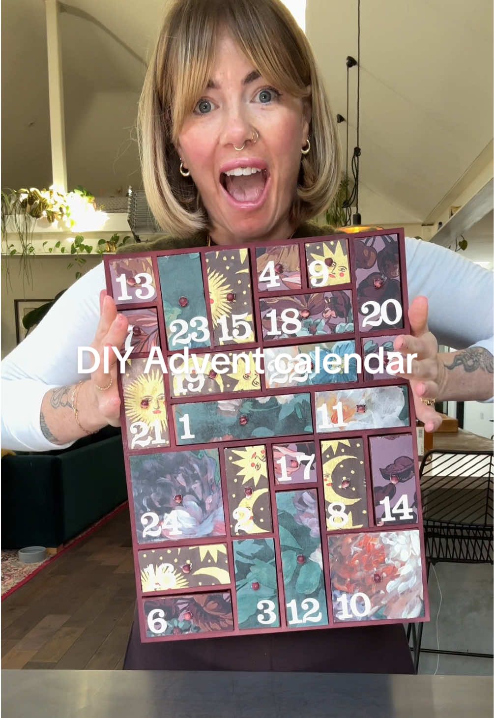 TikTok post by @toastwithhope for Liberty London. Caption reads: [...] #christmasdiy @Hobbycraft @Liberty London .