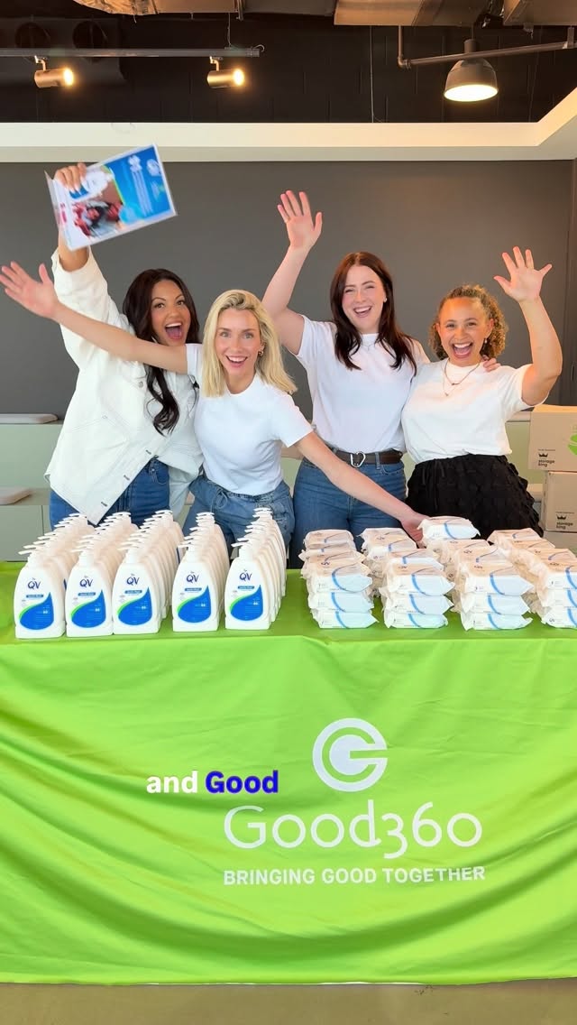 Instagram post by @kelly_mccarren for QV Skincare. Caption reads: It’s officially the best month of the year (a....