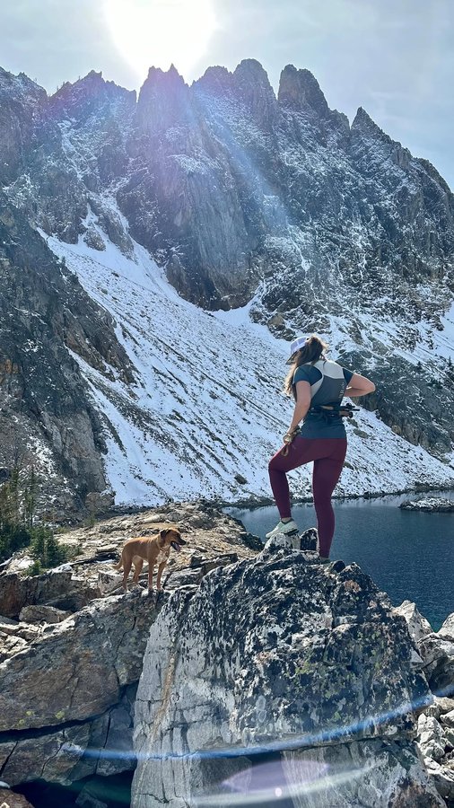 Instagram post by @amyjanedavid for Sierra Nevada Brewing Co.. Caption reads: We’ve been hiking around the high alpine lakes....
