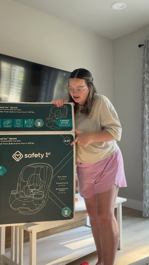 Instagram post by @payto_potatoe for Safety 1st. Caption reads: [...] in my Bio to shop the sale @walmart....