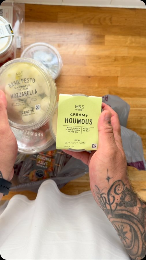 Instagram post by @bighas___ for The Guardian. Caption reads: Ad. Got all my essential BBQ items delivered by....