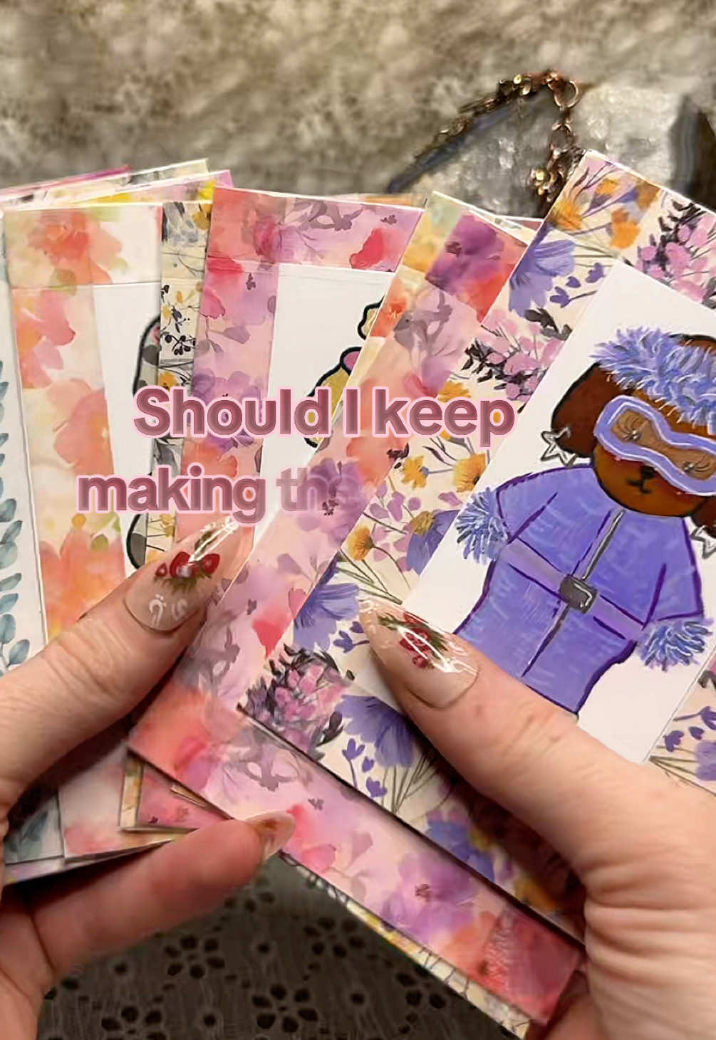 TikTok post by @magickquest for Bobbie Goods. Caption reads: Bobbie Goods character inspiration ✨🎀 I’m....