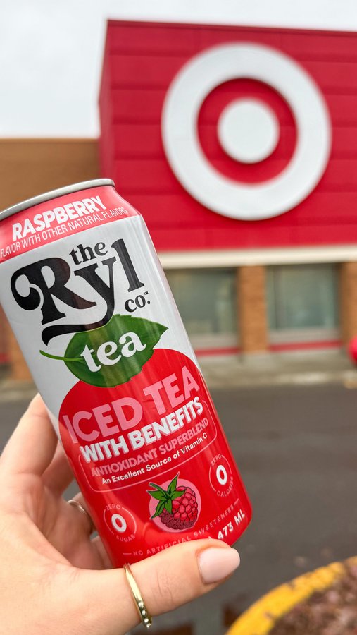 Instagram post by @targettakesmypaycheck for Ryl Tea. Caption reads: (#sponsored) Must try Target find! @therylcompany....