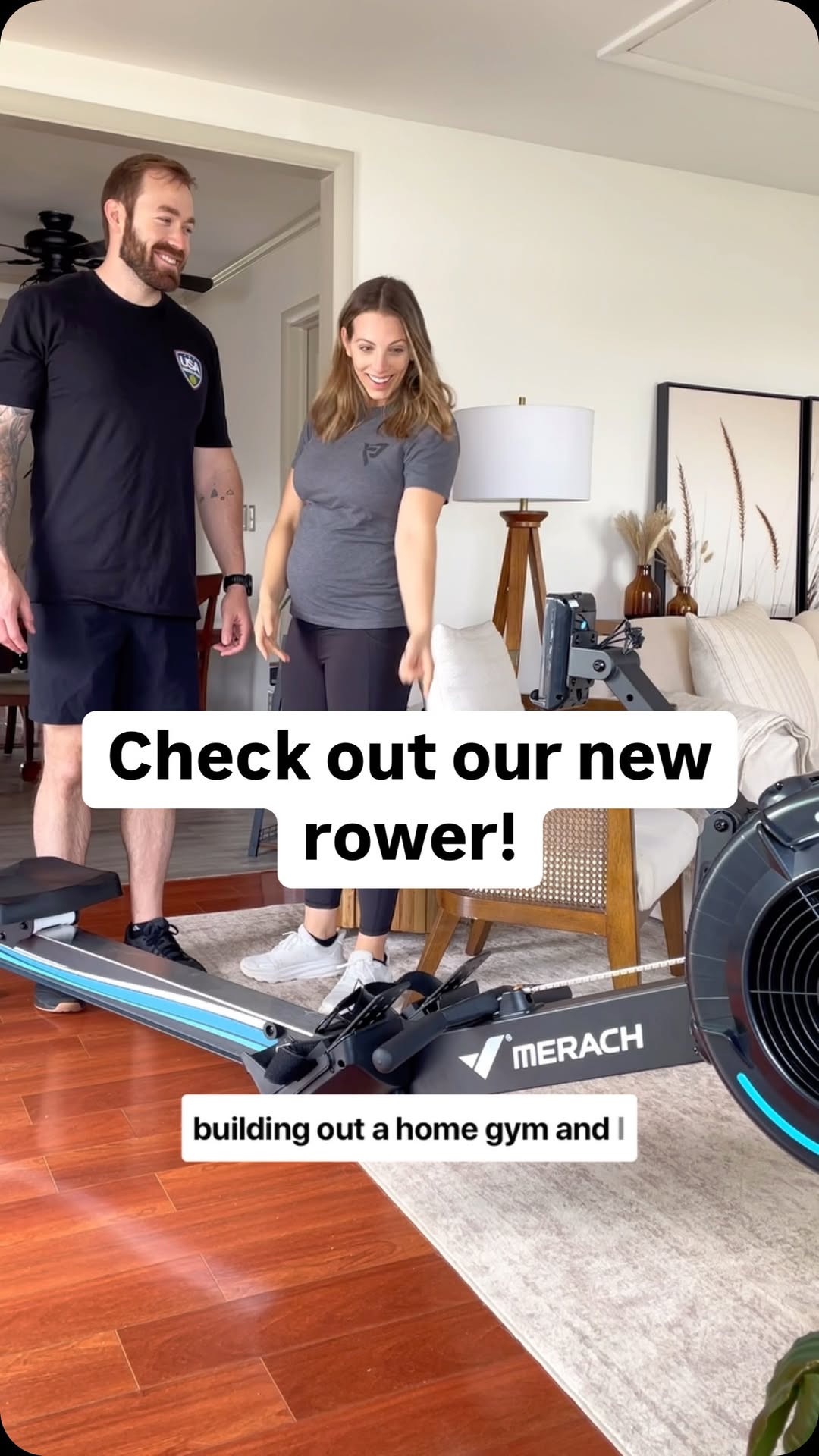 Instagram post by @dr.claire_physio for Merach. Caption reads: Use code Claire25 to get 25% off of @merachfit....