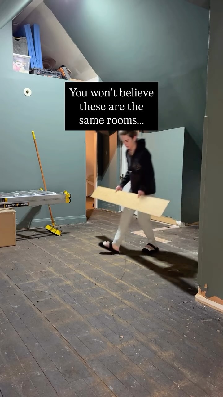 Instagram post by @katepearcevintage for Flooret. Caption reads: [...] the floors. #sponsored . These @shopflooret....