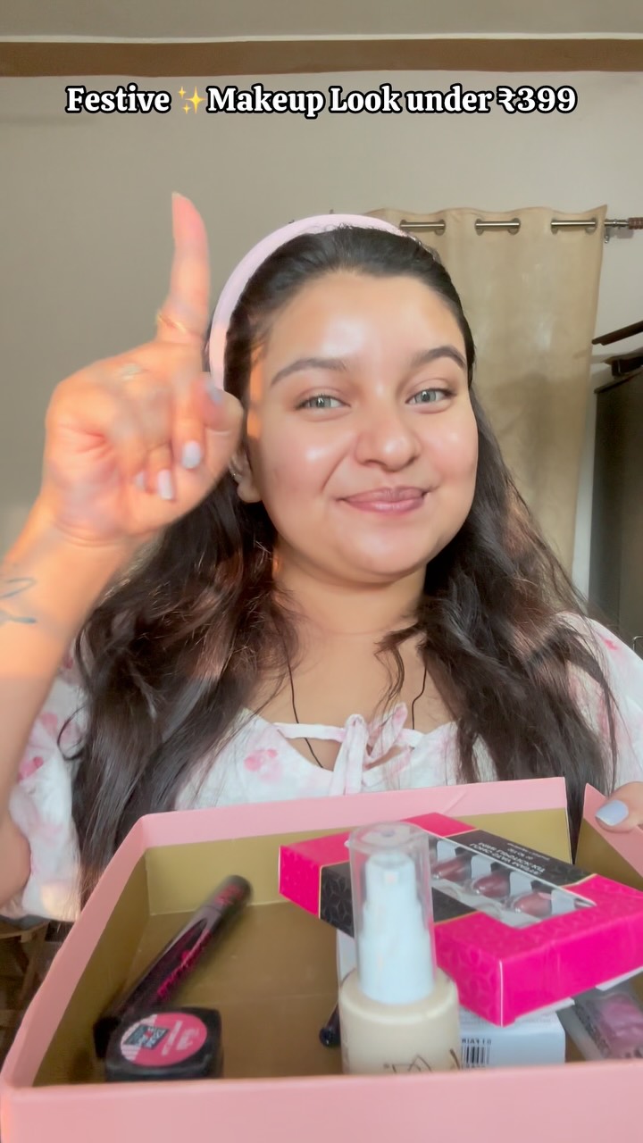 Instagram post by @twinkle_thakurrrr for Iba. Caption reads: [...] products if you’re a budget girly😍 🎁 Iba....