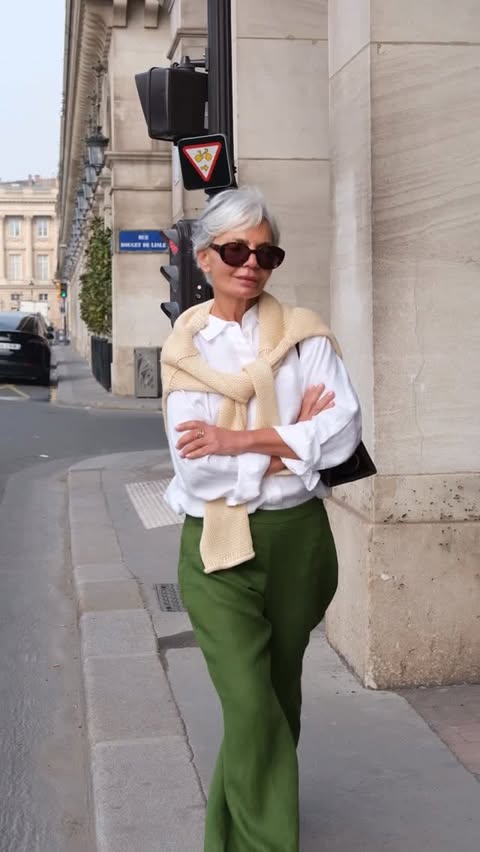 Instagram post by an influencer for Banana Republic. Caption reads: [...] my favorite city, Paris! @bananarepublic....
