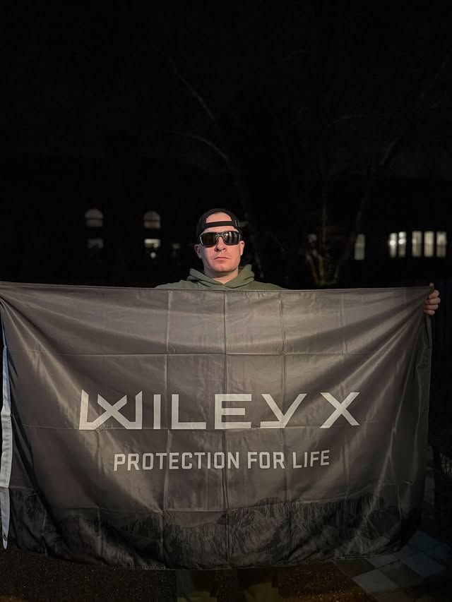 Instagram post by @veteranwithasign for Wiley X. Caption reads: Three brand new frames just dropped from Wiley X....