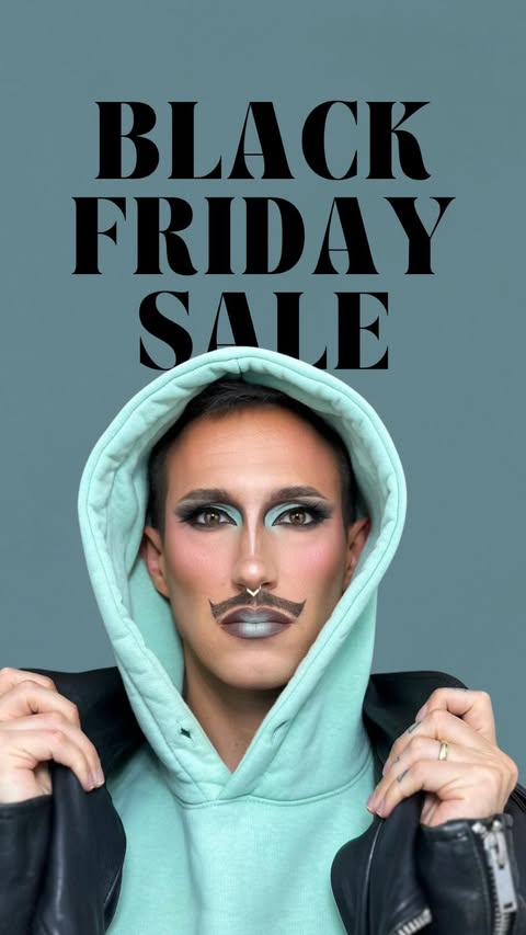 Instagram post by @theblakeover for Cliganic. Caption reads: Ran out of skincare? Tragic.
But Cliganic is on....