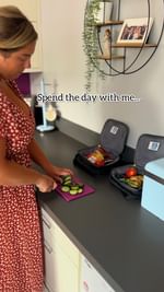 Instagram post by @mumof4_lifewithliz for Mumsnet. Caption reads: Spend the day with me 👩🏼🧺🏋🏼‍♀️💻🩵
.
.
AD||....