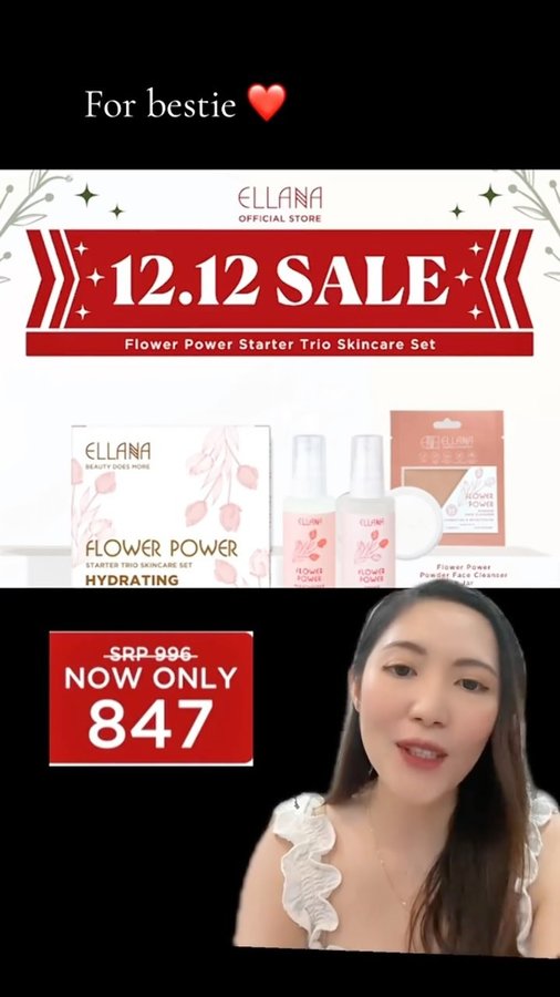 Instagram post by @love.mommyjackie for Ellana Cosmetics Official. Caption reads: Last-minute Christmas shopping ideas here 💗 Check....