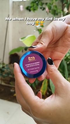 Instagram post by @magical.soul1 for Blue Nectar. Caption reads: Me when I have my favorite Tint from....