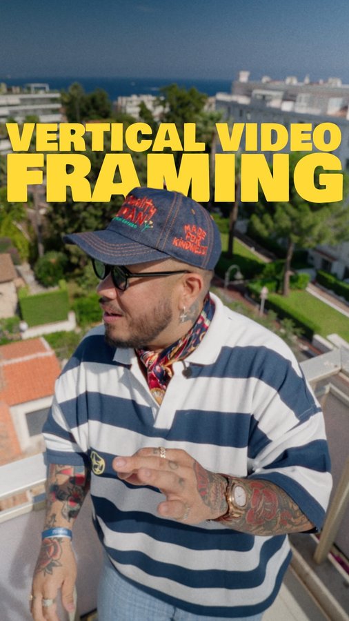 Instagram post by @omgadrian for Instagram for Business. Caption reads: Comment “grid” to get the safe zones overlay as a....