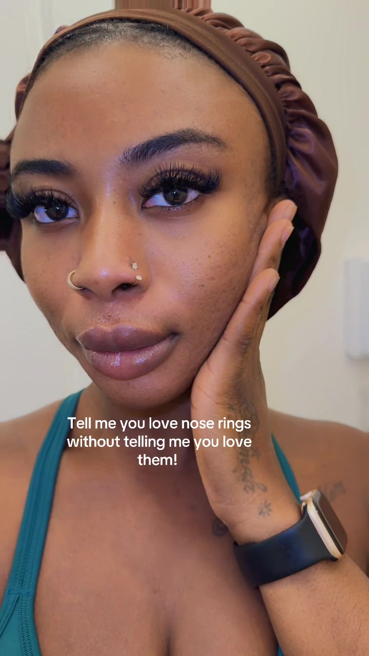 TikTok post by @__inthelifeof for Oufer Body Jewelry. Caption reads: I’m obsessed with your pieces of jewelry @OUFER....