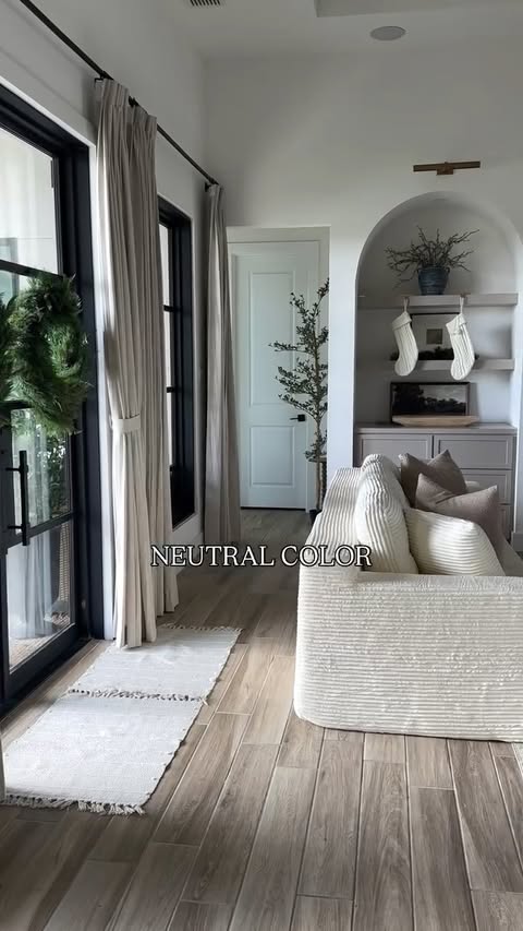 Instagram post by @thesouthhousetexas for SONGMICS HOME. Caption reads: The Amazon sofa of my dreams! The entire family....