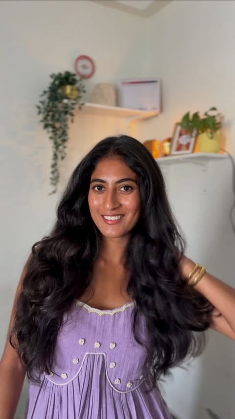 Instagram post by @jeeeeevitha for Love Beauty and Planet. Caption reads: Your hair might not need more products , it might....