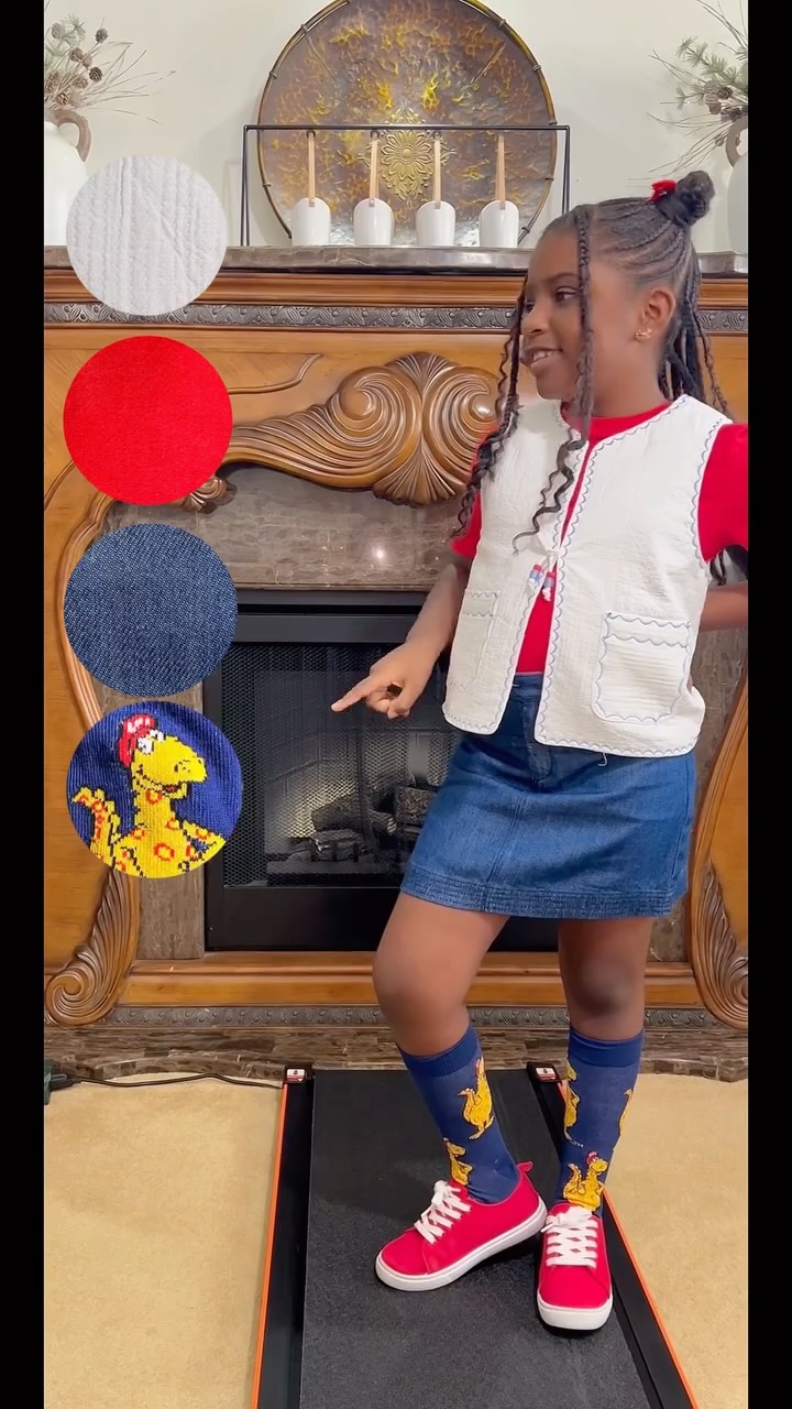 Instagram post by @worldofskylar for FabKids. Caption reads: ✏️📚📓🚌 School Diaries - Week 13🚌📓📚✏️
❤️Cute....