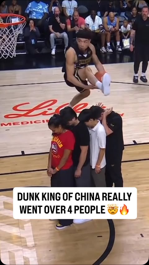 Instagram post by @shaq for Eli Lilly and Company. Caption reads: DUNK KING OF CHINA WENT CRAZY 😤 DUNKMAN WORLD....