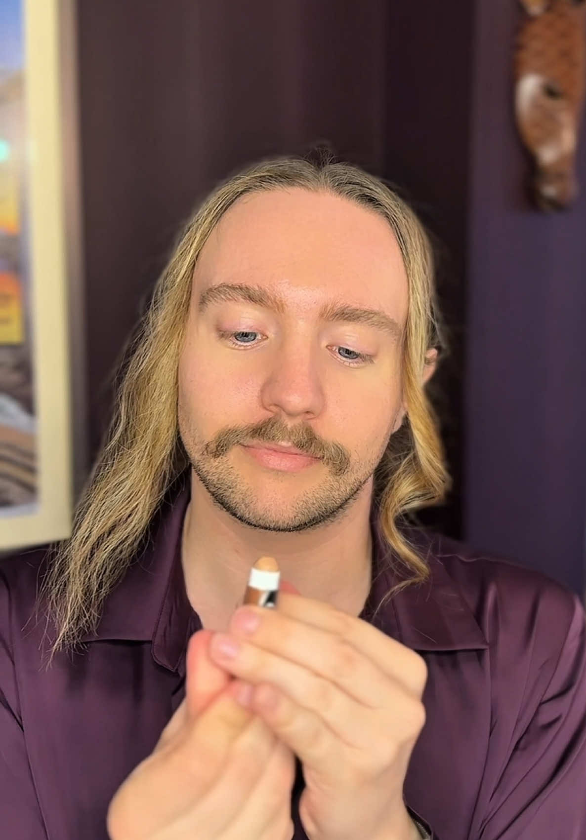 TikTok post by @nicholas_flannery for ChapStick. Caption reads: [...] these ladies keep soft, supple lips!....